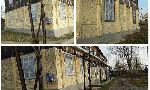 В Кировской области вместо капитального ремонта дома лишь покрасили фасад