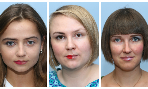 Сотрудницы «Pro Город» накрасили пол-лица, чтобы показать всю силу макияжа