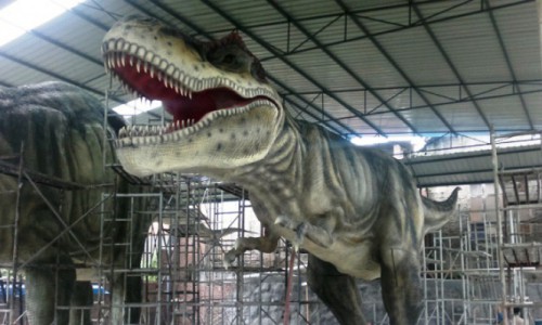 В котельничском динопарке появится движущийся динозавр