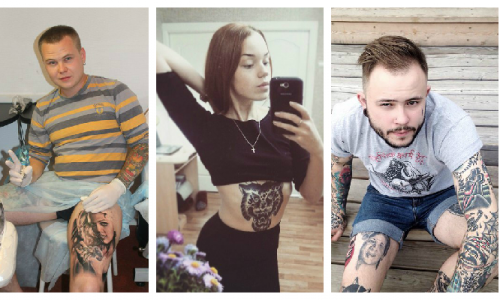 6 необычных татуировок кировчан: фото дочки на теле и тигр на животе