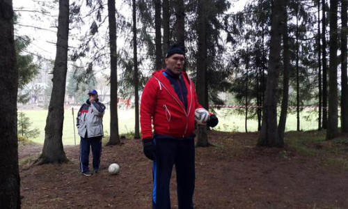 В Кирове Николай Валуев презентовал новый вид спорта - футгольф