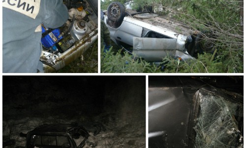 За сутки в Кировской области 5 машин опрокинулись в кювет