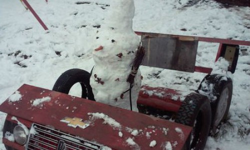 5 первых кировских снеговиков: горожане лепили руферов, качков и водителей