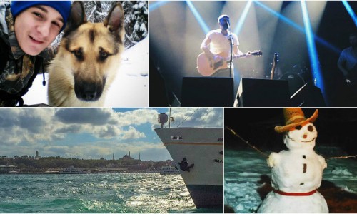 Понедельник в Кирове: снежное утро и снеговик Робби