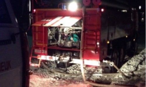 В Кирове во время движения загорелся "Форд"