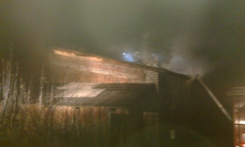 В Кировской области сгорела котельная