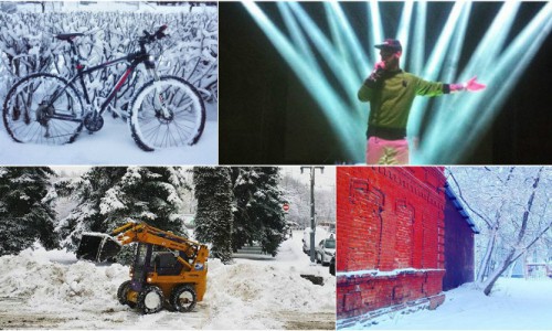 Понедельник в городе: заснеженный Киров и "чудесная" погода