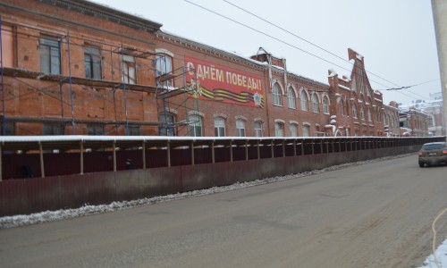 Рабочие рассказали, как будет выглядеть отреставрированный ТЦ «Фабрика»