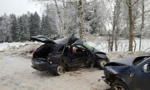 ДТП на Советском тракте: водитель LADA Kalina скончался на месте