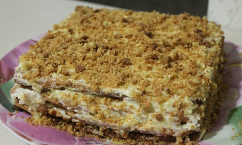 Песочный домашний торт: пальчики оближешь!