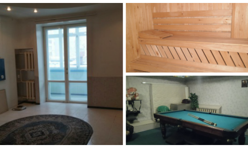 10 фото самой дорогой квартиры в Кирове с тренажерным залом и личной сауной