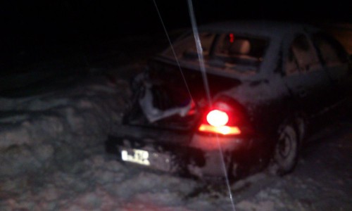 В Зонихе столкнулись большегруз и Nissan Almera: пострадала женщина