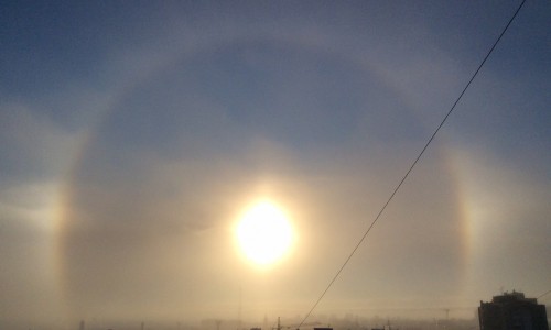 Кировчане вновь наблюдали гало