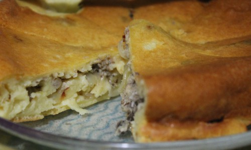 Рыбный пирог на скорую руку