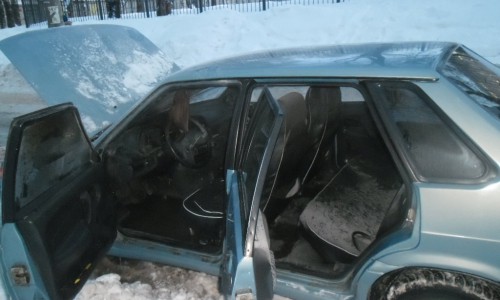 В Кирове на Макаренко сгорел автомобиль