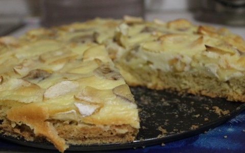 Что у нас к чаю? Яблочно-банановый пирог