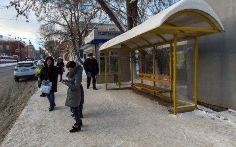 В январе 2016 года в Кирове появились 10 новых остановочных павильонов