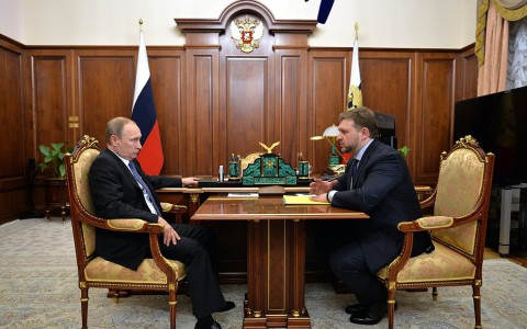 Губернатор Кировской области отчитался о работе в 2015 году перед Владимиром Путиным