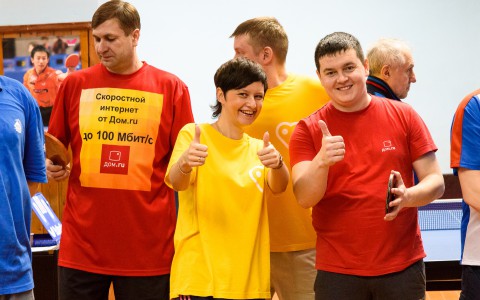 Кировские предприятия сразились в настольный теннис