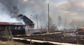 Стали известны подробности крупного пожара в Опаринском районе