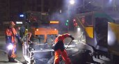 Улицу Карла Маркса в Кирове асфальтируют по ночам