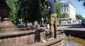 Фонтан на Театральной площади выводят из строя сами кировчане