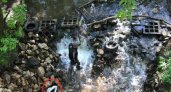 В Кирове разрушили появившийся недавно водопад 