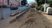 В Кирове остановили замену гранитных бордюров