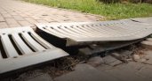 Саморезы на пути пешеходов: ливневки в Кочуровском парке Кирова пришли в негодность