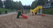 В кировском сквере 60-летия СССР благоустроили детскую площадку