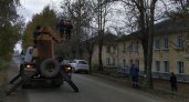 В Кирове из-за сильного ветра улицы остались без освещения