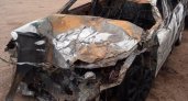 В Кировской области встречное ДТП с КамАЗом превратило иномарку в груду металла