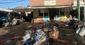 Известна предварительная причина пожара на Центральном рынке