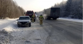 На трассе Кострома-Шарья-Киров-Пермь перевернулась иномарка