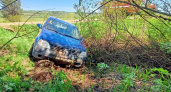В Афанасьевском районе водитель Renault Logan съехал в кювет: пострадали двое