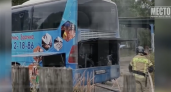 В Орлове вспыхнул автобус: видео