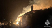 В Шабалинском районе мощный пожар уничтожил жилой дом