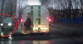 Видео с регистратора показало момент ДТП с ребенком в Кирове