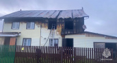 Сильный пожар повредил дом в Слободском районе: ущерб составил 2 млн рублей