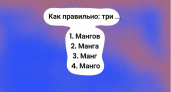 Слово ставит в тупик даже филологов — сможете ответить за 7 секунд? Как правильно сказать, если манго во множественном числе?