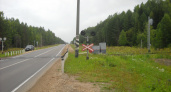 На Победиловском тракте под Кировом ограничили движение транспорта через переезд