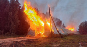 В Орловском районе ликвидировали возгорание на складе с сеном