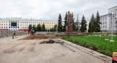 Власти Кирова недовольны темпами благоустройства Театральной площади