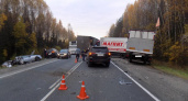 Появились детали массового ДТП с двумя грузовиками на трассе в Орловском районе