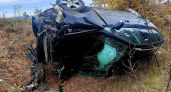 Две иномарки опрокинулись на трассе в Вятскополянском районе 