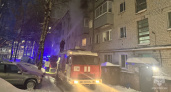В МЧС России назвали причину мощного пожара в квартире на улице Труда в Кирове