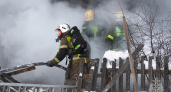 В Омутнинском районе сгорел частный жилой дом