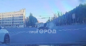 В Кирове могут завести дело после жуткой аварии с мотоциклом, попавшей на видео