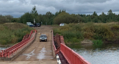 В Кирово-Чепецке открыли движение по наплавному мосту через реку Чепцу