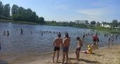 Под Кировом один городской пляж до сих пор находится под водой